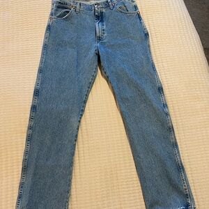 Wrangler Men's Straight Blue Jeans